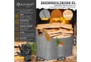 KESSER Brennholzkorb XL Filz mit Holzgriffen & Handschuhen Bild 1