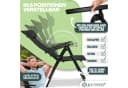 KESSER Gartenstuhl Hochlehner Aluminium Klappstuhl 6er Set Bild 4
