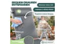KESSER Gartenstuhl 6er Set Aluminium Hochlehner Klappstuhl mit Kissen Bild 5