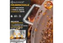 KESSER Feuerschale 60cm Stahl mit Wasserablauf & Feuerhaken Bild 1