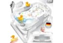 KIDIZ Babybadewanne für Neugeborene Kleinkinder 0-12 Monate Bild 2