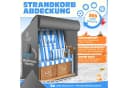 KESSER Strandkorb-Schutzhülle Grau 600D Oxford UV-Wasserdicht Bild 1