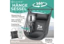 KESSER Hängesessel Haiti Anthrazit 150kg Traglast mit Kissen Bild 1