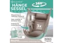 KESSER Hängesessel Haiti Taupe 150kg Traglast mit 2 Kissen Bild 1