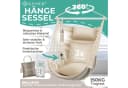 KESSER Hängesessel Haiti 150kg Traglast Beige mit 2 Kissen Bild 1