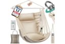 KESSER Hängesessel Haiti 150kg Traglast Beige mit 2 Kissen Bild 2