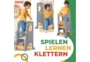 KIDIZ Lernturm Kiefernholz Höhenverstellbar Grau/Braun Bild 5