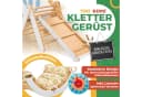 KIDIZ Klettergerüst 7in1 Spiel-Set aus Holz Weiß/Braun Bild 1