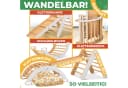 KIDIZ Klettergerüst 7in1 Spiel-Set aus Holz Weiß/Braun Bild 4