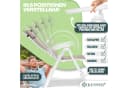 KESSER Aluminium Gartenstuhl 2er Set Hochlehner mit Armlehnen Bild 3