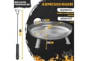 KESSER Feuerschale 2,5mm Stahl mit Gusseisen Feuerhaken Bild 3