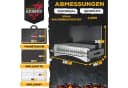 KESSER Tragbarer Campinggrill aus pulverbeschichtetem Stahl mit Grillmatte Bild 5