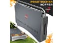 KESSER Tragbarer Campinggrill Anthrazit Pulverbeschichteter Stahl Bild 4