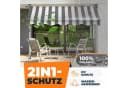 KESSER Klemmmarkise mit LED & Handkurbel, UV-Schutz & Wasserabweisend Bild 4
