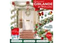 KESSER® Weihnachtsgirlande mit LED 10m inkl. Deko-Schmuck & Fernbedienung Bild 1
