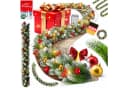 KESSER® Weihnachtsgirlande mit LED 10m inkl. Deko-Schmuck & Fernbedienung Bild 2