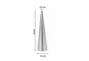 BIG-PAN Backform 10er Set Trubotschki Edelstahl Silber Bild 1