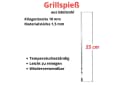 BIG-PAN Grillbesteck-Set 12-teilig Edelstahl Grillspieße Bild 1