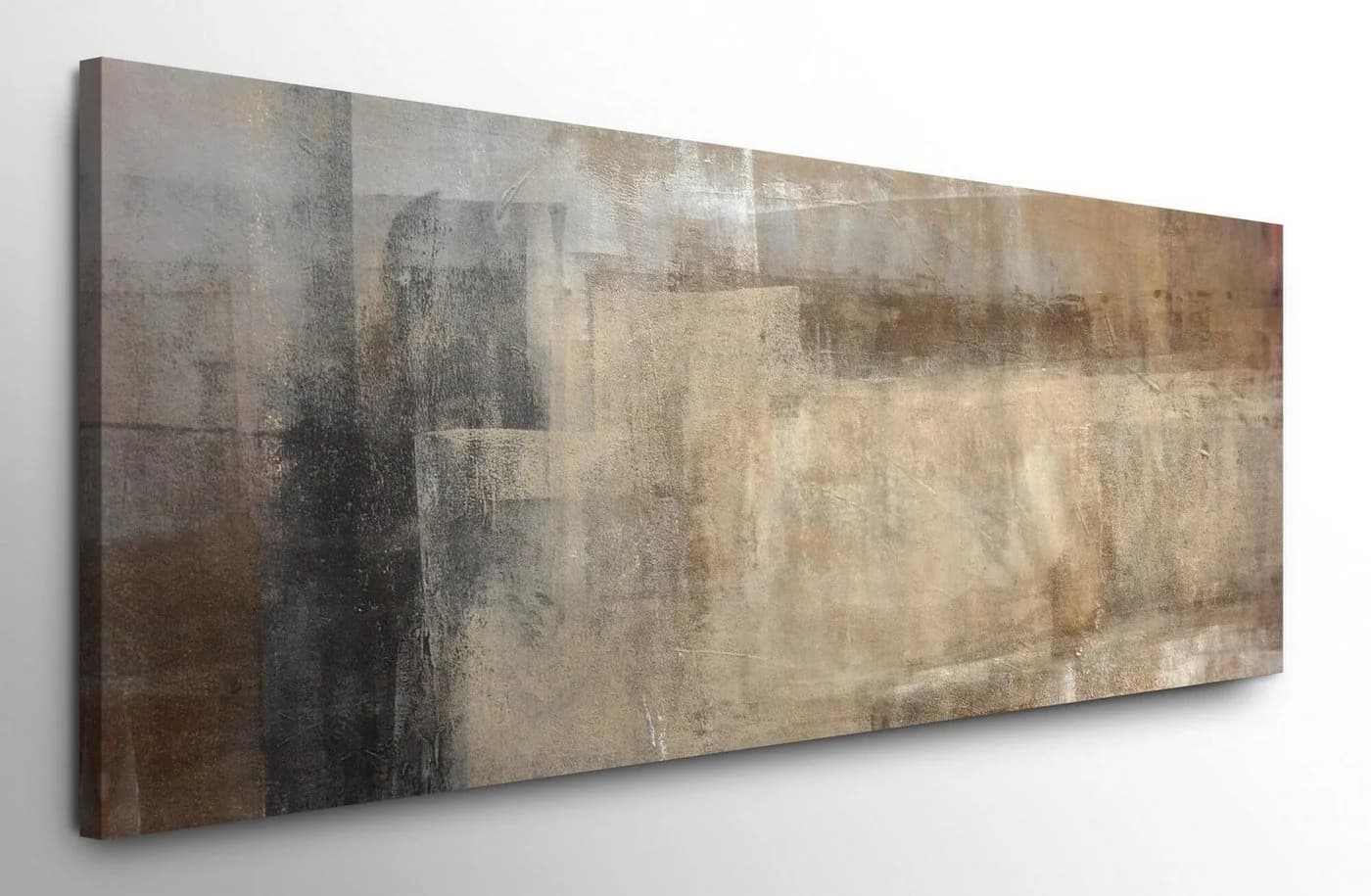 möbel-direkt.de Leinwandbild Abstrakt Braun XXL Wandbild