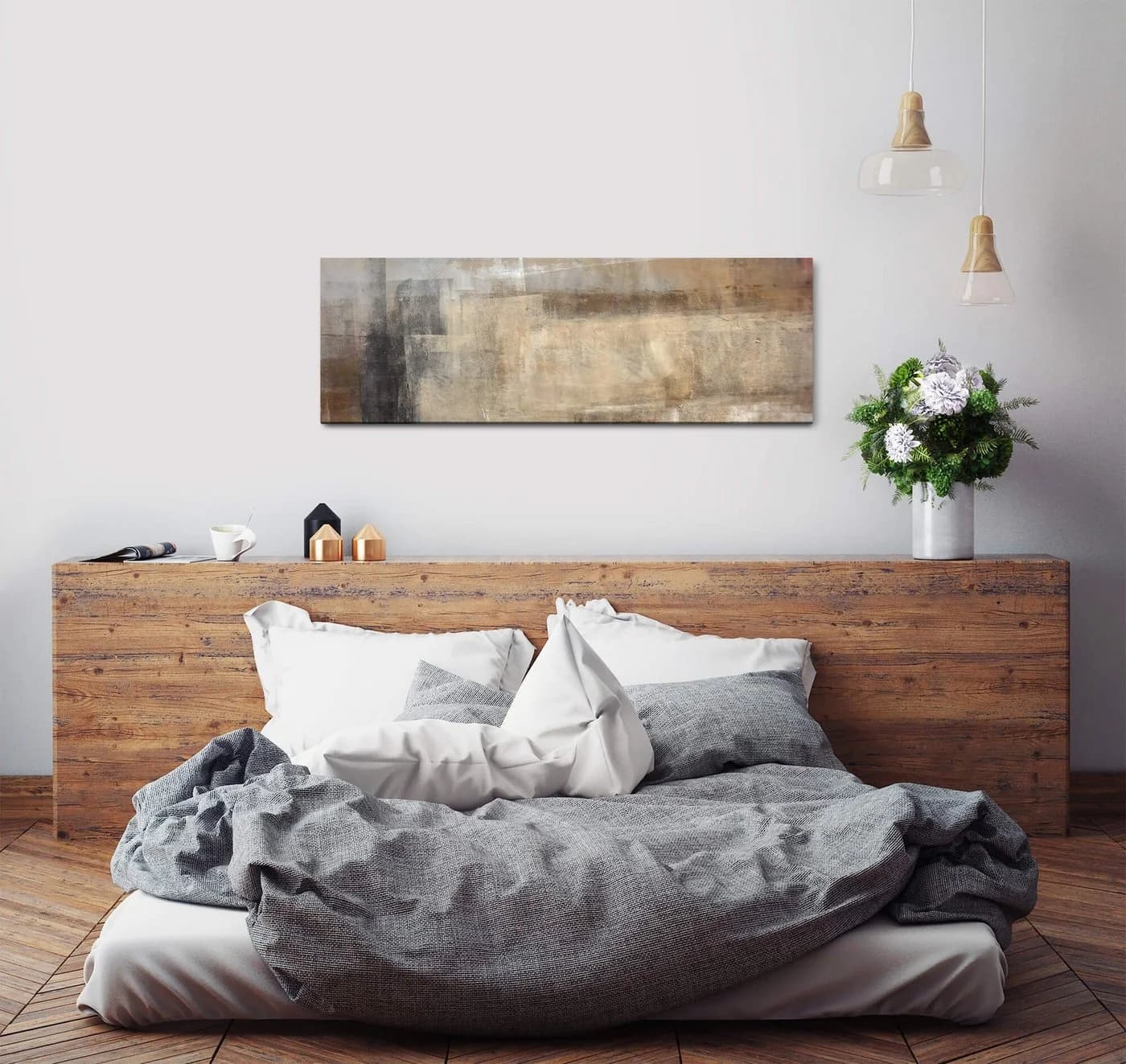 möbel-direkt.de Leinwandbild Abstrakt Braun XXL Wandbild - Bild 3