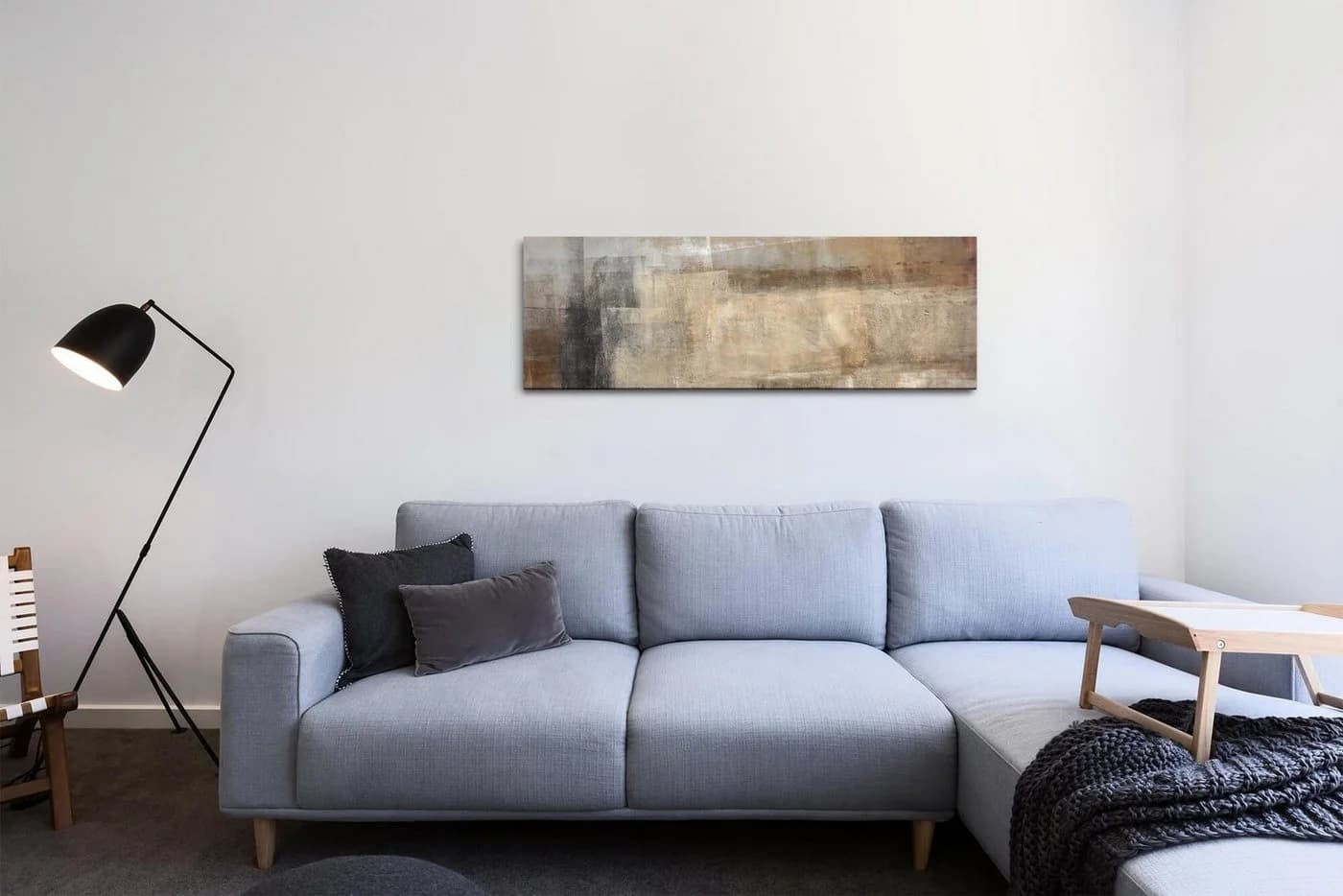 möbel-direkt.de Leinwandbild Abstrakt Braun XXL Wandbild - Bild 4