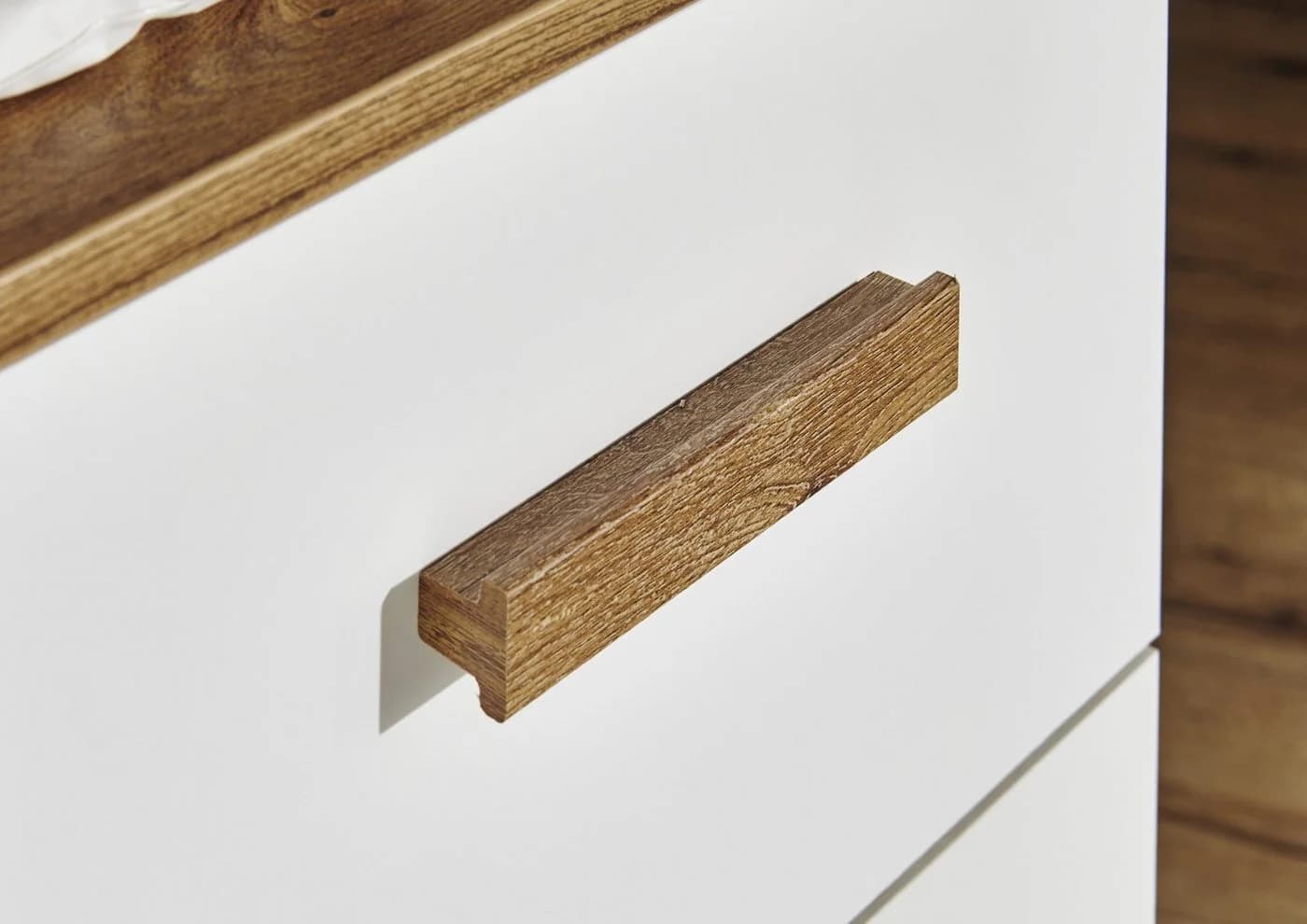 möbel-direkt.de Babyzimmer-Komplettset Gotland Weiß Plankeneiche