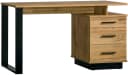 möbel-direkt.de Büromöbel-Set Lamelo in Eiche Wotan und Schwarz matt, 6-tlg. Bild 4