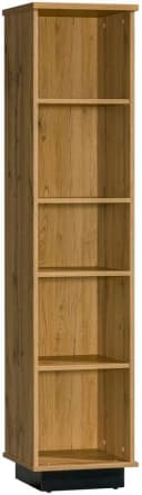 möbel-direkt.de Büromöbel-Set Lamelo in Eiche Wotan und Schwarz matt, 6-tlg. Bild 5