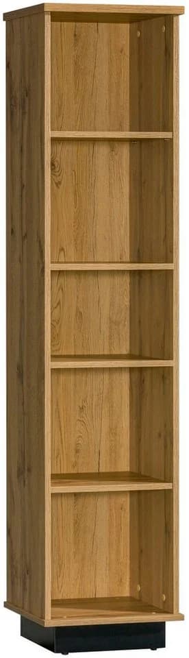 möbel-direkt.de Büromöbel-Set Lamelo in Eiche Wotan und Schwarz matt, 6-tlg. - Bild 5
