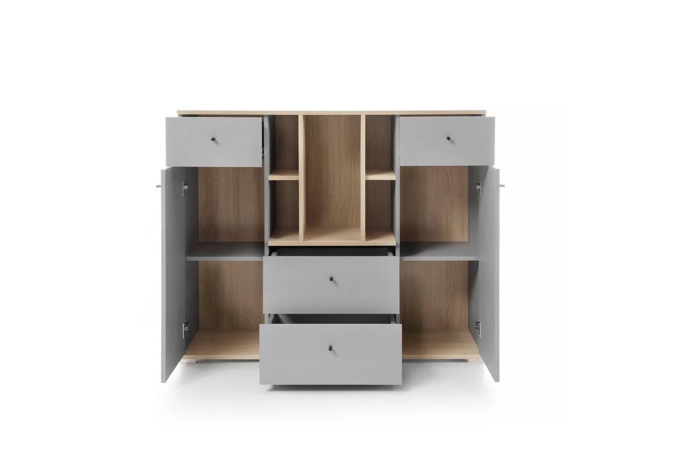 möbel-direkt.de Jugendzimmer-Set Nova Grau Eiche 8-tlg. - Bild 5