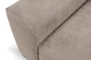 Ecksofa WERK2 Zeus-L Hellgrau/Beige mit Ottomane Bild 5