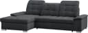 Ecksofa WERK2 Carmen Anthrazit mit Bettfunktion & Sitztiefenverstellung Bild 1