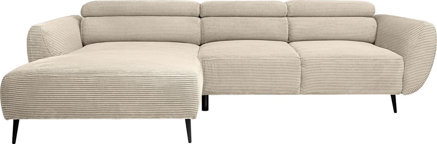 Ecksofa WERK2 "Alisson" mit elektrischer Sitztiefenverstellung, L-Form, 277 cm, Baur Versand