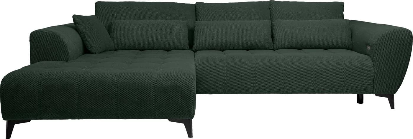 WERK2 Ecksofa Garay XXL-Liegefläche Komfort-Ottomane
