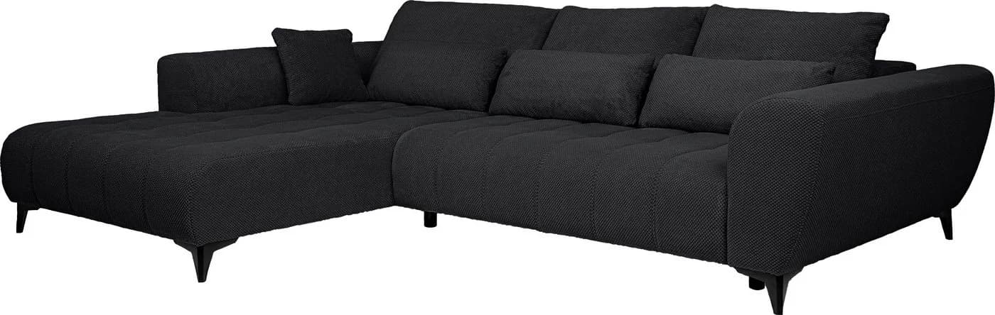 WERK2 Ecksofa Garay XXL-Liegefläche Elektrisch Ausziehbar - Bild 4