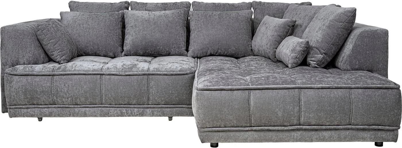 Ecksofa WERK2 Tiga Komfortsofa mit elektrischer Auszugsfunktion, grau