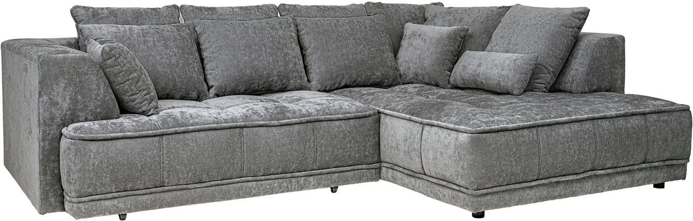 Ecksofa WERK2 Tiga Komfortsofa mit elektrischer Auszugsfunktion, grau - Bild 4