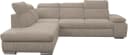 Ecksofa WERK2 Alicante Cord Beige mit Bettkasten Bild 1