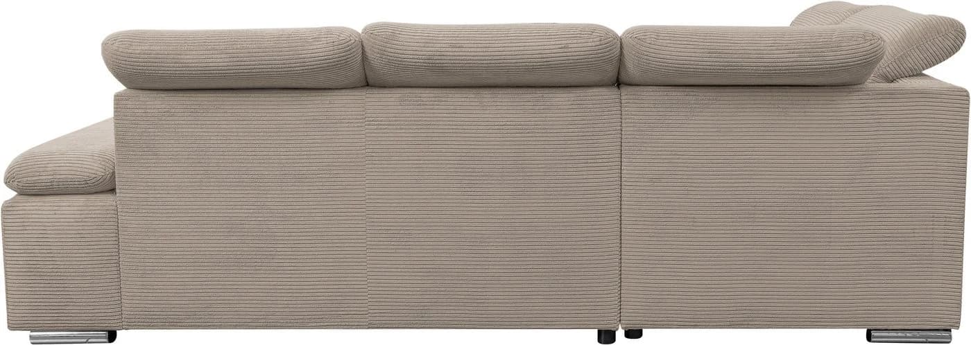 Ecksofa WERK2 Alicante Cord Beige mit Bettkasten - Bild 5