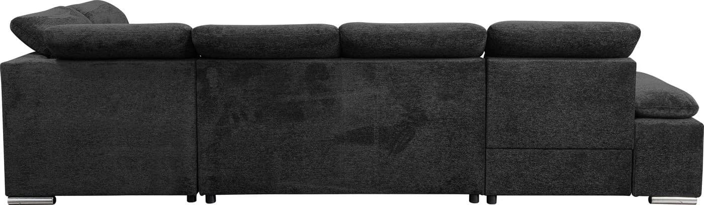 WERK2 Wohnlandschaft Cordoba inkl. Bett, Bettkasten & Kopfteilfunktion, Breite 359 cm, bequem, komfortable Wellenunterfederung, inkl. Schlaffunktion, U-Form - Bild 5