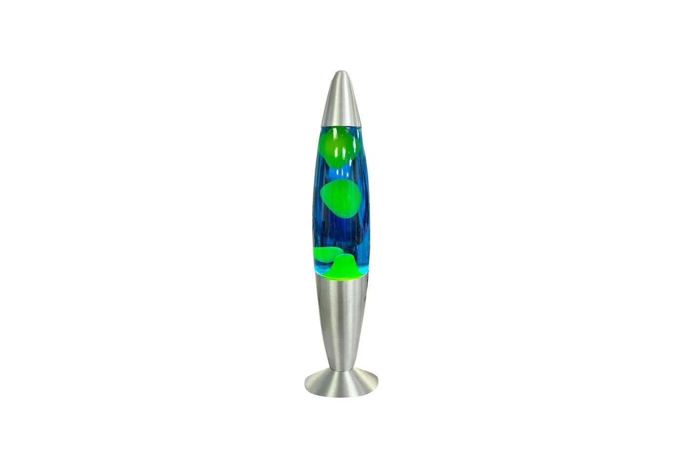 BLULAXA LED Lavalampe Retro Design Gelb/Blau - Bild 2