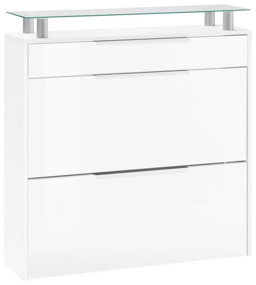 Borchardt Möbel Schuhschrank Oliva Weiß Modern