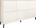 Borchardt Möbel Kommode Haama Weiß Matt 6-Türig Modern Bild 2