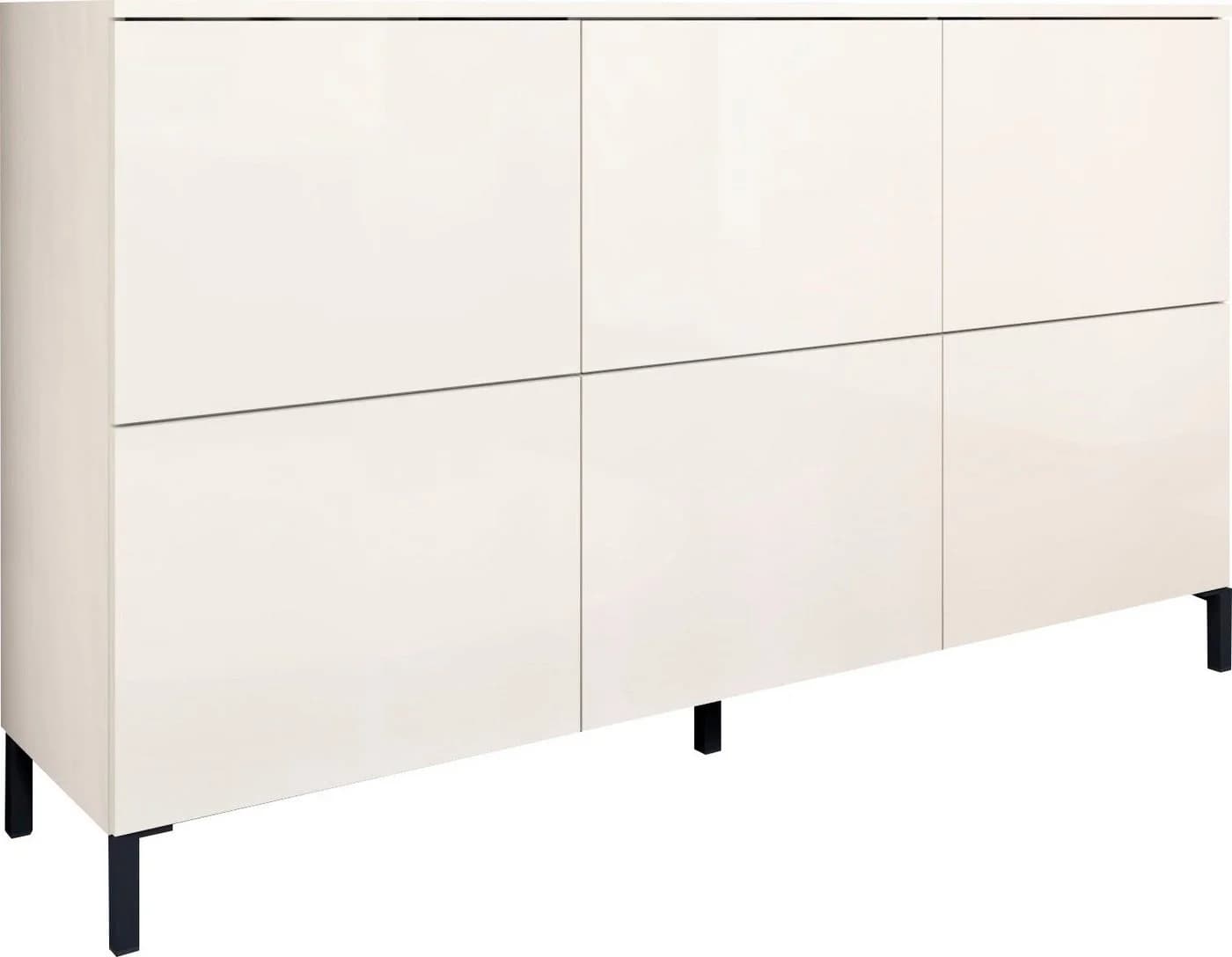 Borchardt Möbel Kommode Haama Weiß Matt 6-Türig Modern - Bild 2