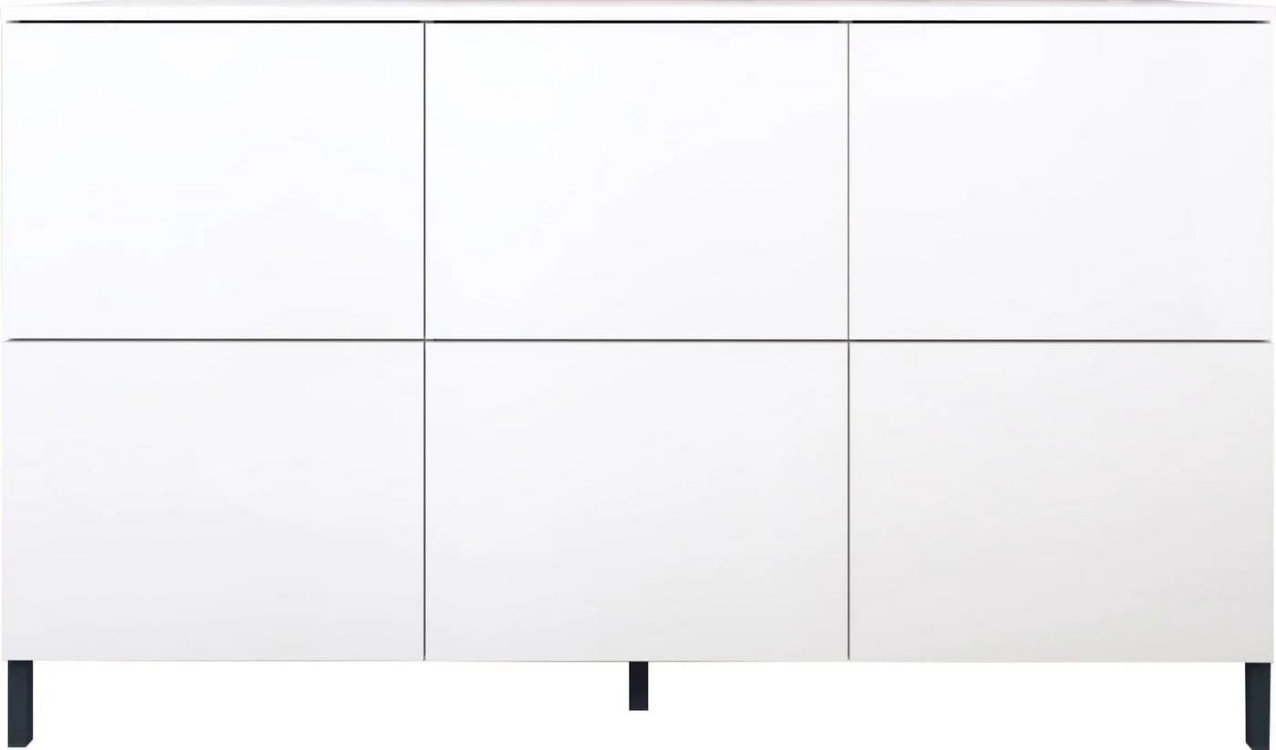 Borchardt Möbel Kommode Haama Weiß Matt 6-Türig Modern - Bild 4