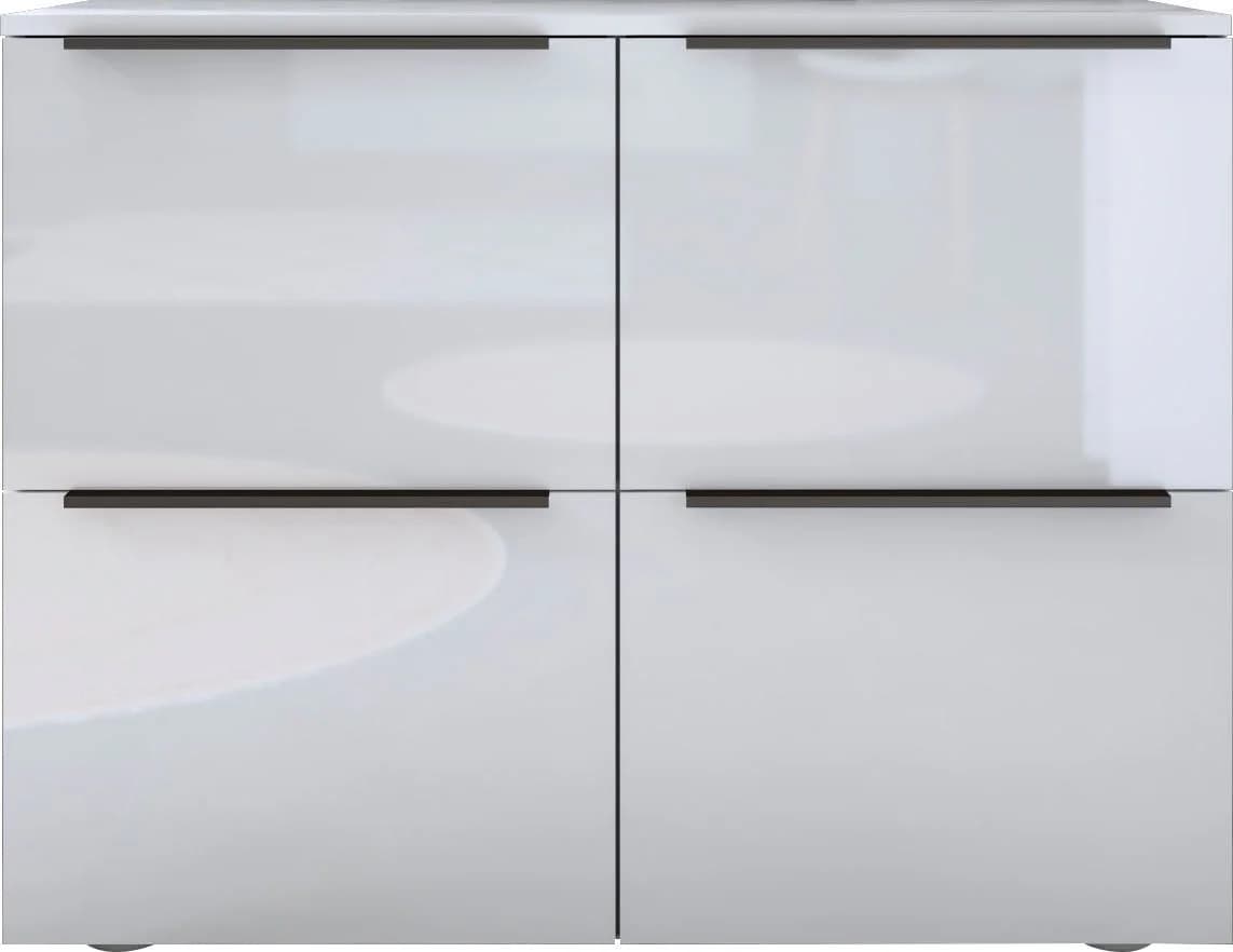 borchardt Möbel Aktenschrank Tom Weiß Hochglanz 4 Türen - Bild 2