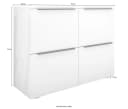 borchardt Möbel Aktenschrank Tom Weiß Hochglanz 4 Türen Bild 4