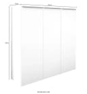 borchardt Möbel Aktenschrank Tom Weiß Hochglanz Aluminiumgriffe Bild 4