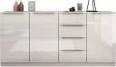 Borchardt Möbel Highboard Oliva Weiß Hochglanz Sideboard Bild 2