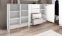 Borchardt Möbel Highboard Oliva Weiß Hochglanz Sideboard Bild 3